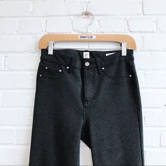 GAP charcoal leggings skinny stretch high rise - Picture 3 of 4